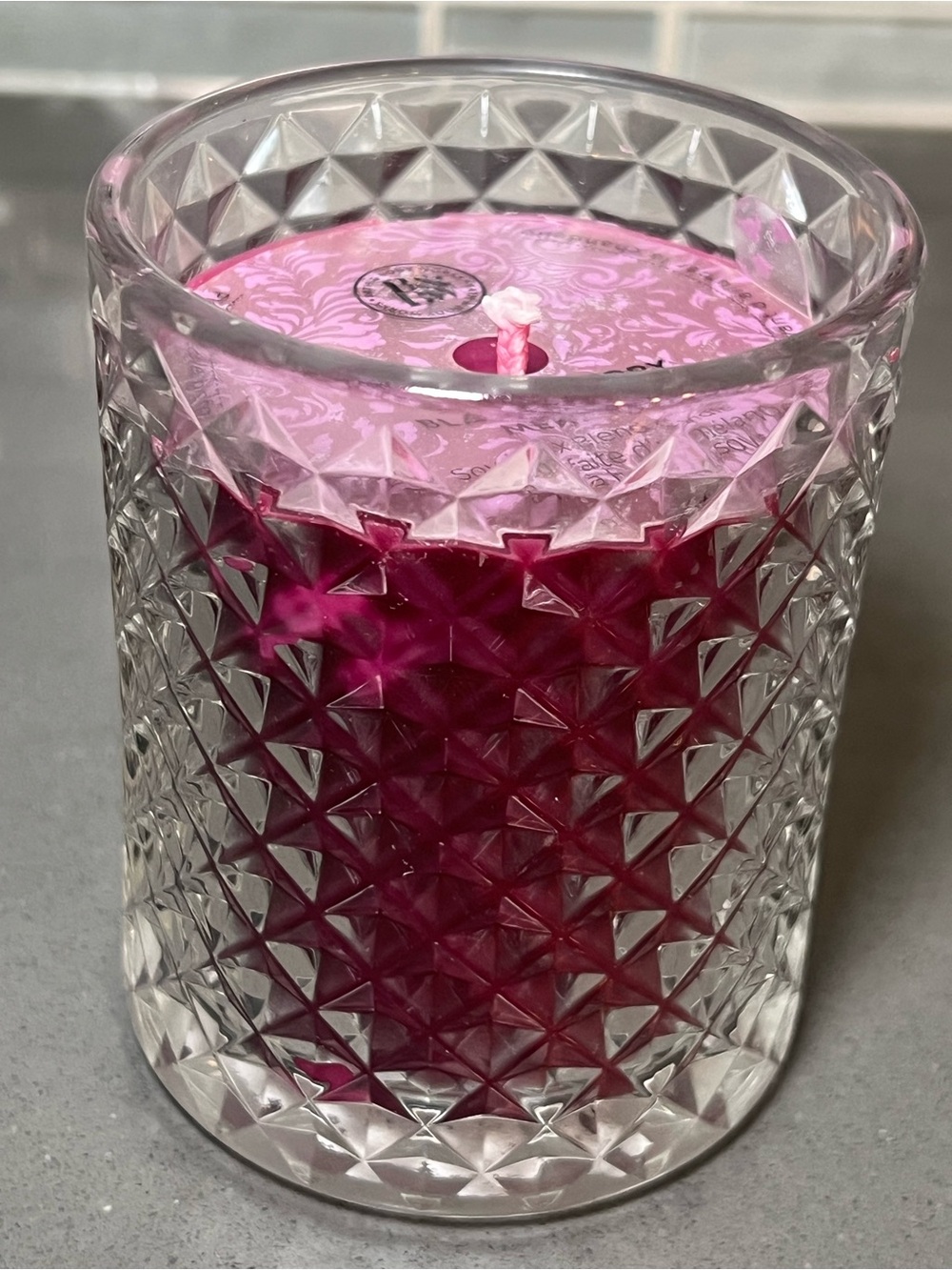 Bath & Body Works Black Cherry Merlot Test Store Candle